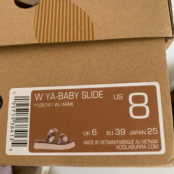 NEW Koolaburra by UGG Ya-Baby Slide Sandals Slip-On Platform Amphora Size 8 - Picture 6 of 6